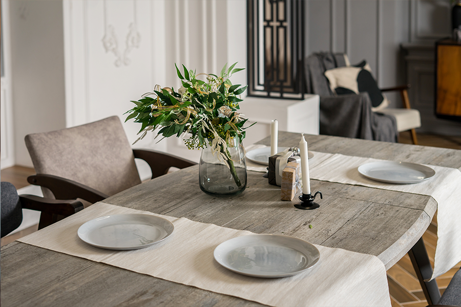 mesa de comedor en comedor moderno