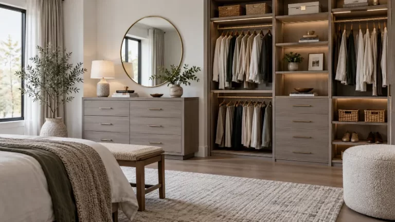 Sofá modular bien integrado en una vivienda real