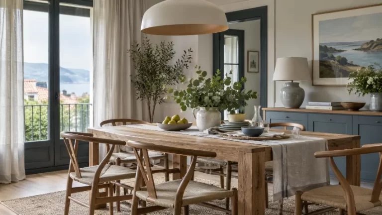 Sofá cama bien integrado en una vivienda real