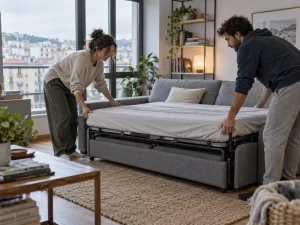 Sillón relax bien integrado en una vivienda real